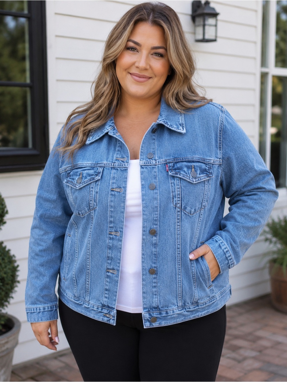 Levi's Light Wash Denim Jean Jacket - Women's Classic Trucker
